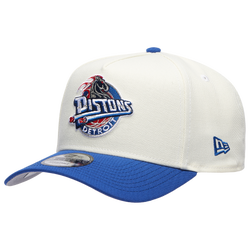 Adult - New Era Pistons 940 A Frame HWC Cap - Chrome/Blue
