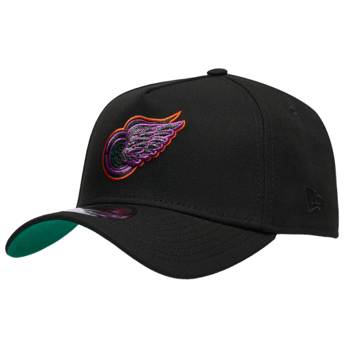 New Era Womens Detroit Red Wings Red Wings 940AF Neon Pop Cap - Adult - Black