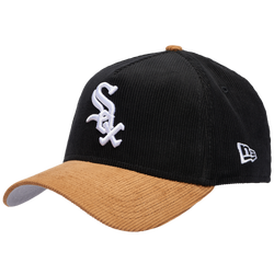 Adult - New Era White Sox 940AF Cord Cap - Black/Tan