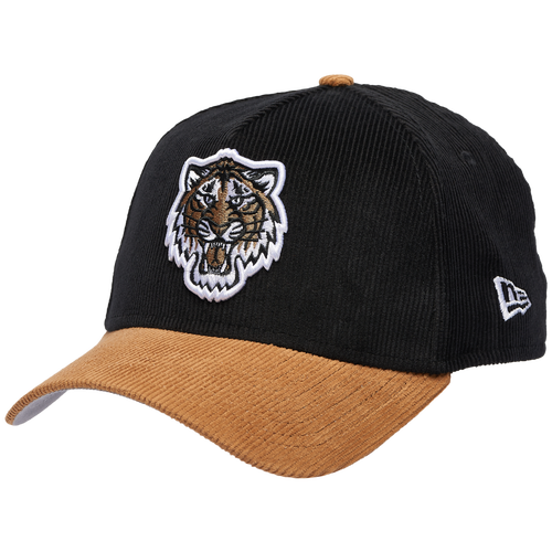 New Era Womens Detroit Tigers Tigers 940AF Cord Cap - Adult - Black / Tan