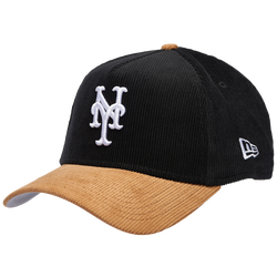 Adult - New Era Mets 940AF Cord Cap - Black/Tan