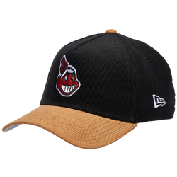 Adult - New Era Indians 940AF Cord Cap - Black/Tan