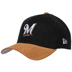 Adult - New Era Brewers 940AF Cord Cap - Black/Tan