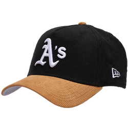 Adult - New Era Athletics 940AF Cord Cap - Black/Tan