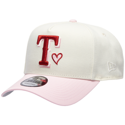 Adult - New Era Rangers 940AF Heart Cap - White/Pink