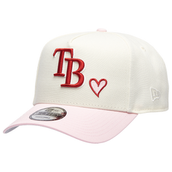 Adult - New Era Devil Rays 940AF Heart Cap - White/Pink