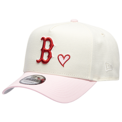 Adult - New Era Red Sox 940AF Heart Cap - White/Pink