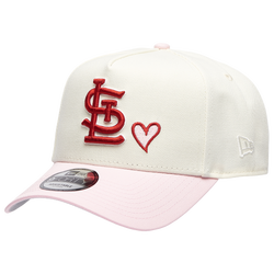 Adult - New Era Cardinals 940AF Heart Cap - White/Pink