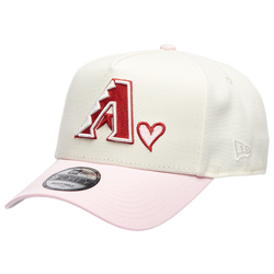 Adult - New Era Diamondbacks 940AF Heart Cap - White/Pink