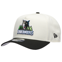 Adult - New Era Timberwolves 940 A Frame HWC Cap - Chrome/Black