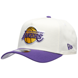 Adult - New Era Lakers 940 A Frame HWC Cap - Chrome/Purple