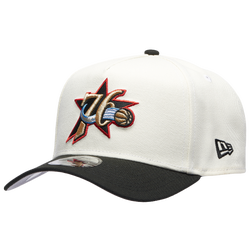 Adult - New Era 76ers 940 A Frame HWC Cap - Black/Chrome