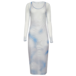 Cloud Print/Ombre Blue