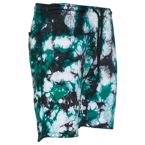 

CSG Mens CSG Tie Dye Fleece Shorts - Mens White/Black Size M