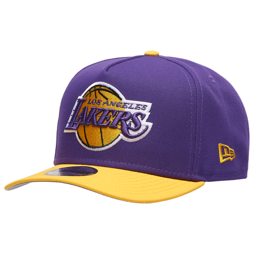 MENS - New Era Lakers 9FIFTY A Frame Curve 01 Finals TP - Purple/Yellow