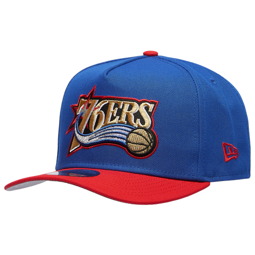 MENS - New Era 76ers 9FIFTY A Frame Curve 02 ASG - Blue/Red Grey