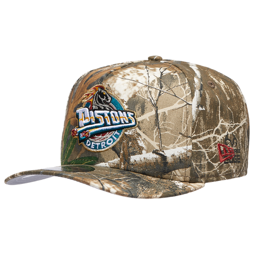 MENS - New Era Pistons 9FIFTY A Frame Curve 04 Finals - Multi/Grey