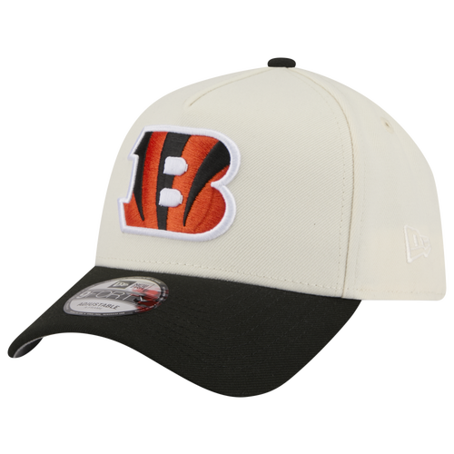 New Era Womens Cincinnati Bengals NFL 9FORTY A-Frame Cap - Adult - Chrome / Black