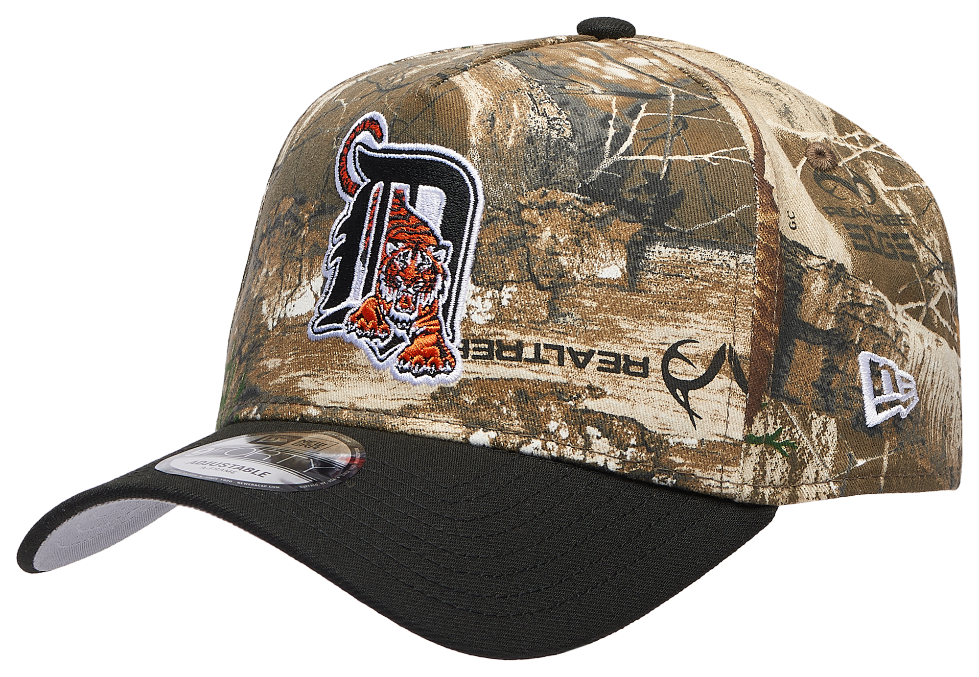 New Era Tigers 940 A-Frame RealTree Cap - Adult
