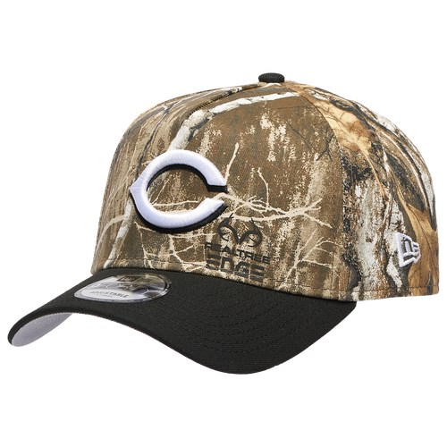 New Era Womens Cincinnati Reds Reds 940 A-Frame Snow RealTree Cap - Adult - Camo / Black