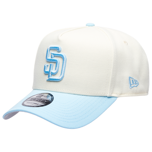 New Era Womens San Diego Padres Padres 940 A-Frame RealTree Cap - Adult - Blue / Chrome
