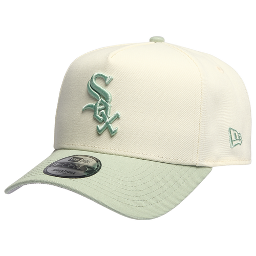 New Era Chicago White Sox White Sox 940 A-Frame Cap - Adult - Chrome / Green
