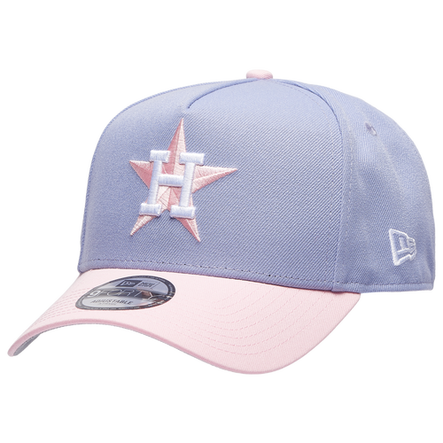 New Era Houston Astros Astros 940 A-Frame Cap - Adult - Purple / Pink