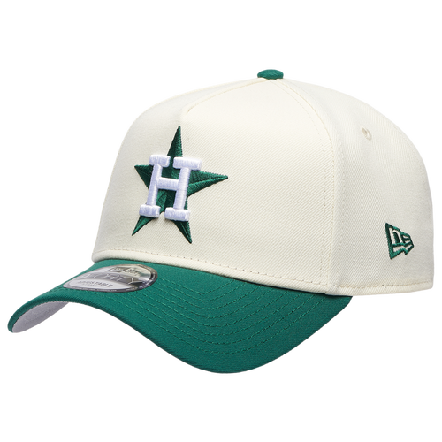 New Era Houston Astros Astros 940 A-Frame Cap - Adult - Green / Chrome
