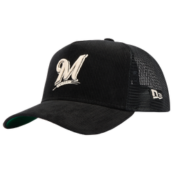 Adult - New Era Brewers 940AF Cord Cap - Black