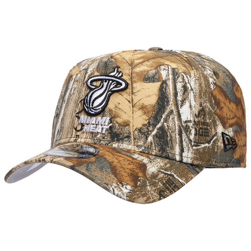 New Era Womens Miami Heat Heat 9FORTY A-Frame Realtree Cap - Adult - Multi