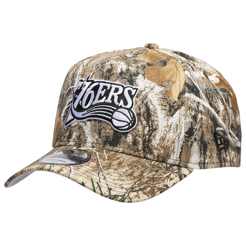 New Era Philadelphia 76ers 76ers 9FORTY A-Frame Realtree Cap - Adult - Multi