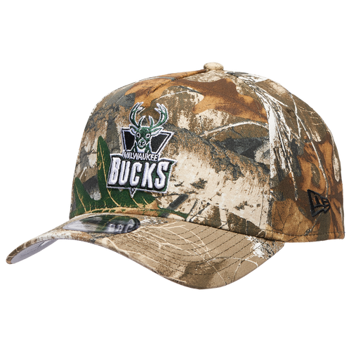 New Era Milwaukee Bucks  Bucks 9forty A-frame Realtree Cap In Transparent