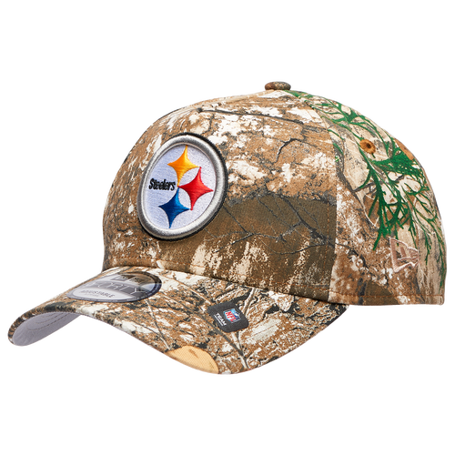 New Era Womens Pittsburgh Steelers NFL 940 A-Frame RealTree Cap - Adult - Multi