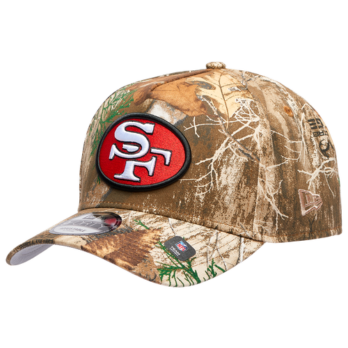 New Era Womens San Francisco 49ers NFL 940 A-Frame RealTree Cap - Adult - Multi