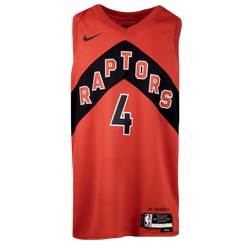 Men's - Nike Raptors Dri-FIT Swingman Icon Jersey  - Black/Red