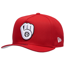 Men's - New Era 9FIFTY A-Frame MLB Curve Cap - Red/Red