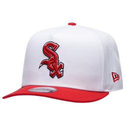 Men's - New Era 9FIFTY A-Frame MLB Curve Cap - White/Red