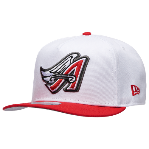 MENS - New Era 9FIFTY A-Frame MLB Curve Cap - White/Red