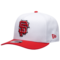 Men's - New Era 9FIFTY A-Frame MLB Curve Cap - White/Red