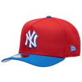 New Era Yankees 950 A Frame Curve 1996 WS Cap - New Era Scarlet/Azul