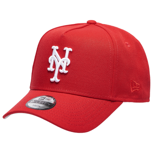 Youth New Era MLB 9FORTY A-Frame 50th Anniversary Cap - Youth Scarlet Size One Size