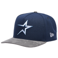 New Era Astros 950 A-Frame Curve 35TH Cap - New Era Gray Suede/Oceanside Blue