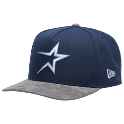 Men's - New Era Astros 950 A-Frame Curve 35TH Cap - Gray Suede/Oceanside Blue