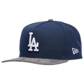 New Era Dodgers 9FIFTY A-Frame Curve 25 WS Champs Cap - New Era Gray Suede/Oceanside Blue