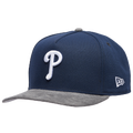 New Era Phillies 950 A-Frame Curve 20TH Cap - New Era Oceanside Blue/Gray Suede