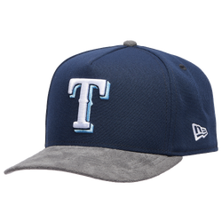 Men's - New Era Rangers 950 A-Frame Curve 95 ASG Cap - Gray Suede/Oceanside Blue