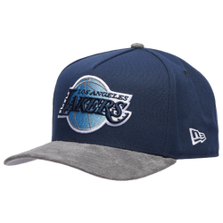 Men's - New Era Lakers 950 A-Frame Curve 04 ASG Cap - Gray Suede