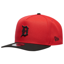 Men's - New Era Tigers 9FIFTY A-Frame Curve TS FDR Cap - Black/Black