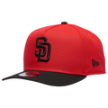 New Era Padres 9FIFTY A-Frame Curve 40TH FDR Cap - New Era Black