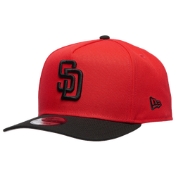 Men's - New Era Padres 9FIFTY A-Frame Curve 40TH FDR Cap - Black/Black